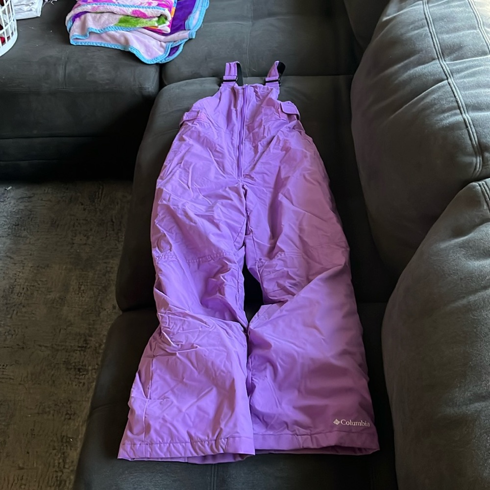 Purple youth snow pants